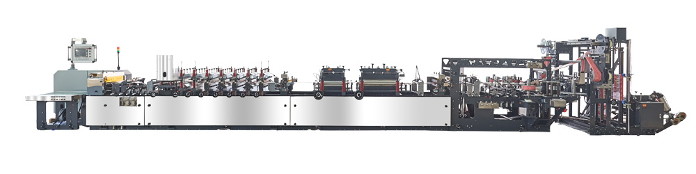 Пакетоделательная машина JUDING JDM 600-QSZ для изготовления фигурных пакетов дой-пак, под вставку дозатора, пакетов с боковыми складками, пакетов со вставным дном