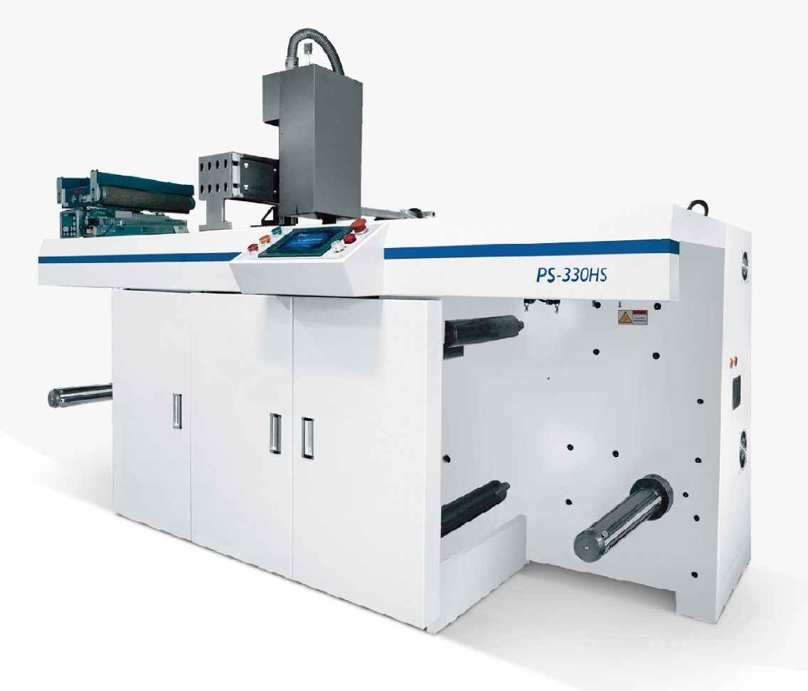 Устройство перемотки полотна с возможностью установки инкджет печатных модулей RHYGUAN PS