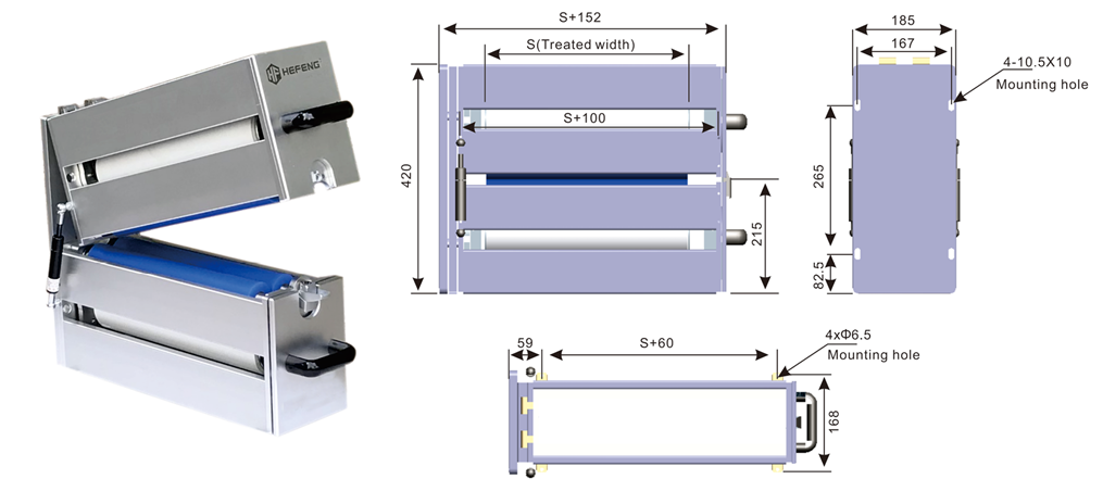 Устройства очистки полотна HEFENG